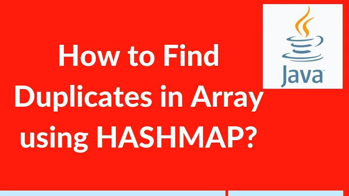 #16 : How to find duplicates in array in java using HASHMAP | java programs for selenium interview