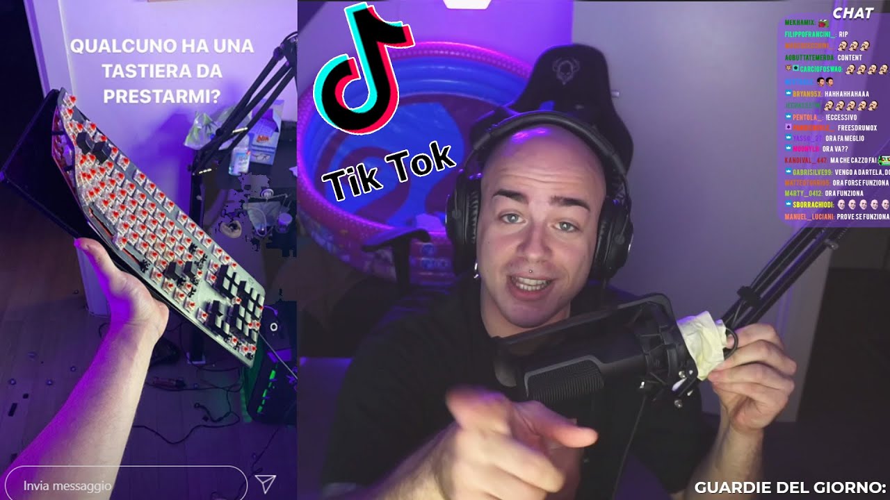 PANETTY GUARDA I VIDEO DI TIK TOK E ROMPE LA TASTIERA