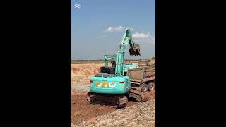 Amazing Excavator Action! #construction #excavator #heavyequipment #earthmoving #digger #cambodia