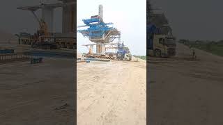 Dhubri Phulbari bridge Segment shifting at Birshing Island p 92 #dhubri #assam #guwahati #india