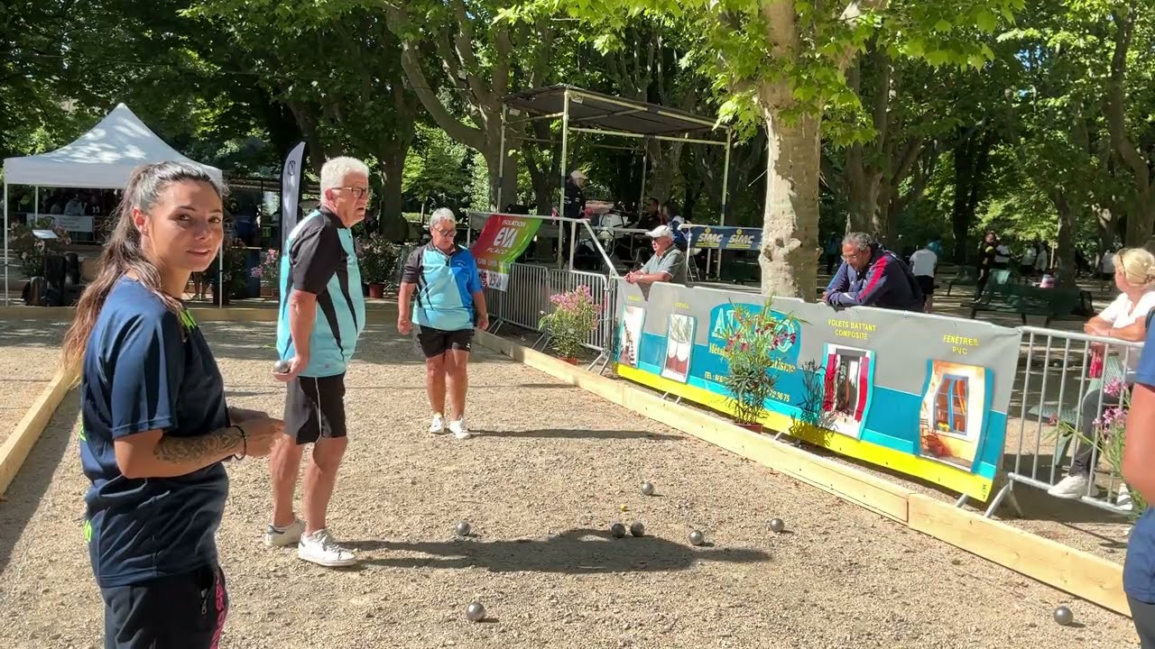 Miniature : Pétanque National Doublettes Mixte Dubois/Debard vs Bernier/Gauthier poules #petanque2026
