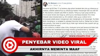 Penyebar Video Viral Pasangan yang Diduga Gay, Mengklarifikasi dan Meminta Maaf