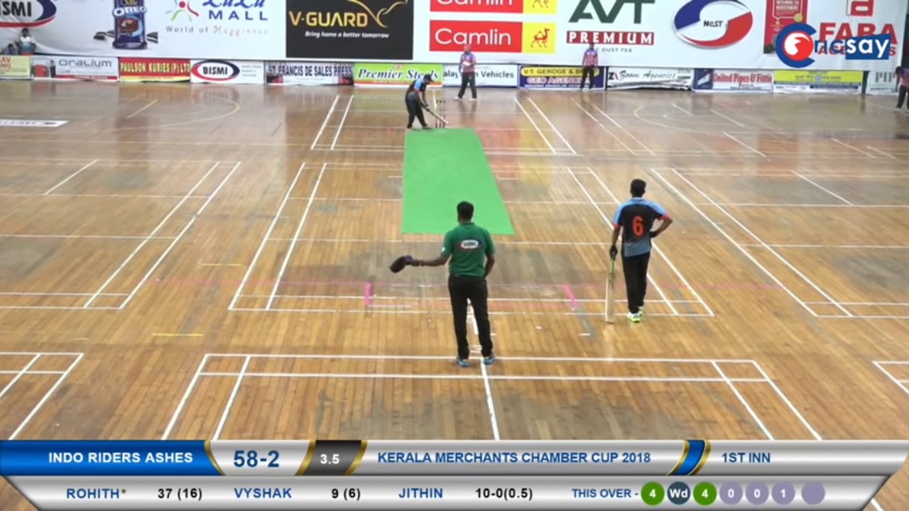 Rohit Attingal vs Jithin R Trivandrum|KMCC Indoor Cricket Tournament|Cochin