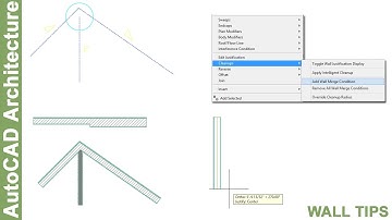 Tips on drawing Walls in  AutoCAD Architecture