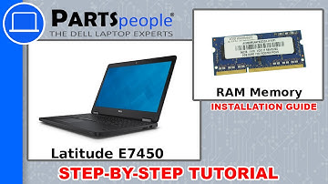 Dell Latitude E7450 RAM Memory Replacement Video Tutorial