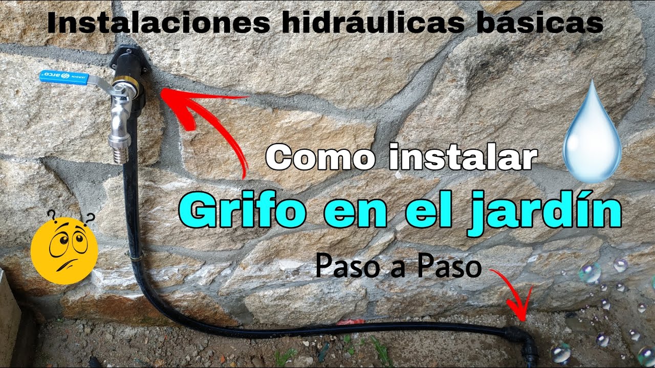 CÓMO INSTALAR UN GRIFO EN 4 PASOS 