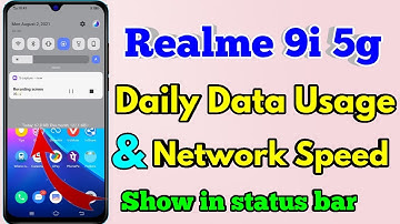 how to show daily data usage in realme 9i 5g | realme 9i 5g show daily data usage