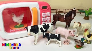 Armemos la Granja de los Animales 🐮🐷🐔 de Mimonona Stories - Videos para  niños 