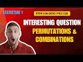 INTERESTING ARRANGEMENT QUESTION | 9709 | OCT NOV 2010 | Paper 63 | Q6 | S1 | LEMNISCATES ACADEMY