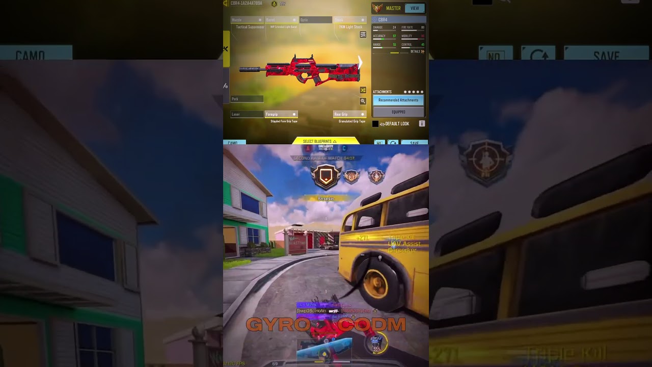 Best CBR4 Loadout + Perks in CODM 