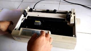 cara mereset EPSON LX300 /II agar hasilnya lurus/tidak miring