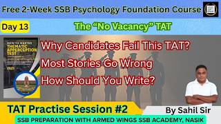 Day 13-15 Day Free SSB Psychology Course-SSB TAT Practice | The “No Vacancy” Picture Story Analysis screenshot 5