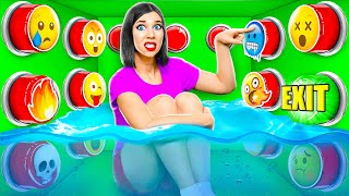 1000 Mystery Buttons Challenge | Only 1 Lets You Escape by Multi DO Challenge