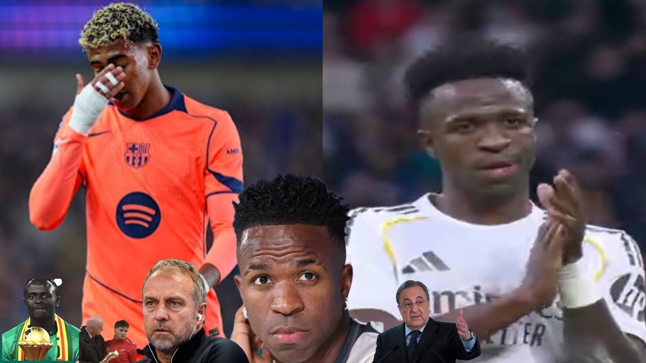 Vinijr anonse depa li nan Real..Flick kriye skandal, Liga relanse apré defét Barcelone