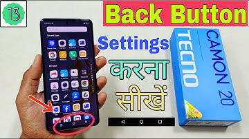 Tecno Camon 20 Back Button Settings Kaise Kare | How To Set Back Button Settings Tecno Camon 20 |