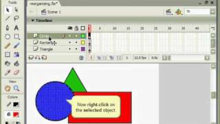 15. Tutorial Flash 8 - Reorganizing Layers.avi