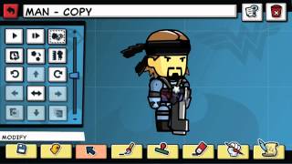 Scribblenauts Unmasked Wii U 36 Making Solid Snake in Hero Creator