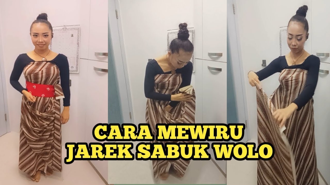 Cara Mewiru/Memakai Jarek Sabuk wolo