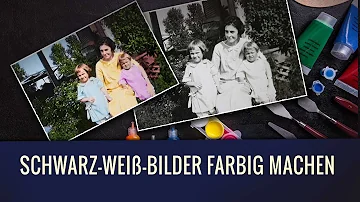 Kann man Schwarz-Weiß Bilder wieder farbig machen?