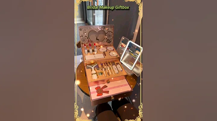 Bridal Makeup Giftbox 😎😍|| Makeup Vanity box #makeupbox #unboxing #viral