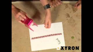 Xyron Create-A-Sticker Model 150 - XRN150 - Demo Video