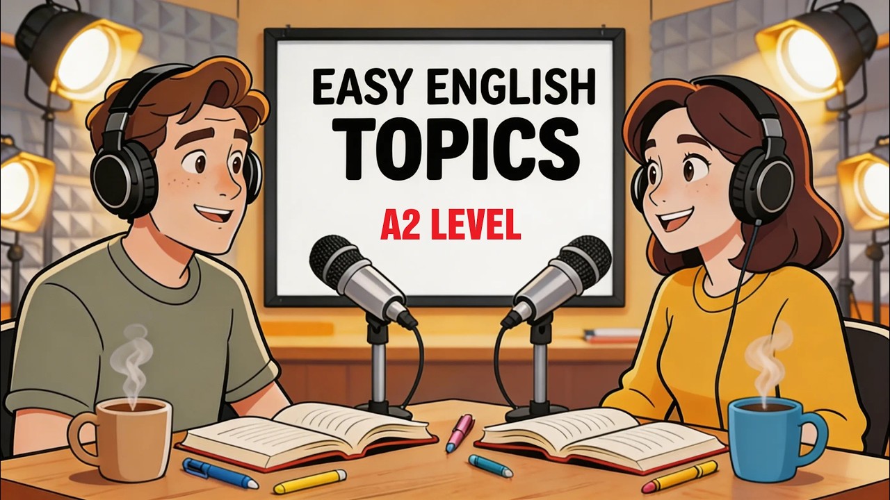 English Podcast Talking About Daily Simple Topics ( Simple & Clear )