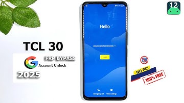 HOW TO TCL 30 FRP BYPASS ANDROID 12 WITHOUT PC NEW UPDATE 2025