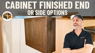 Cabinet Finished End or Side Options | RTA Cabinet Options