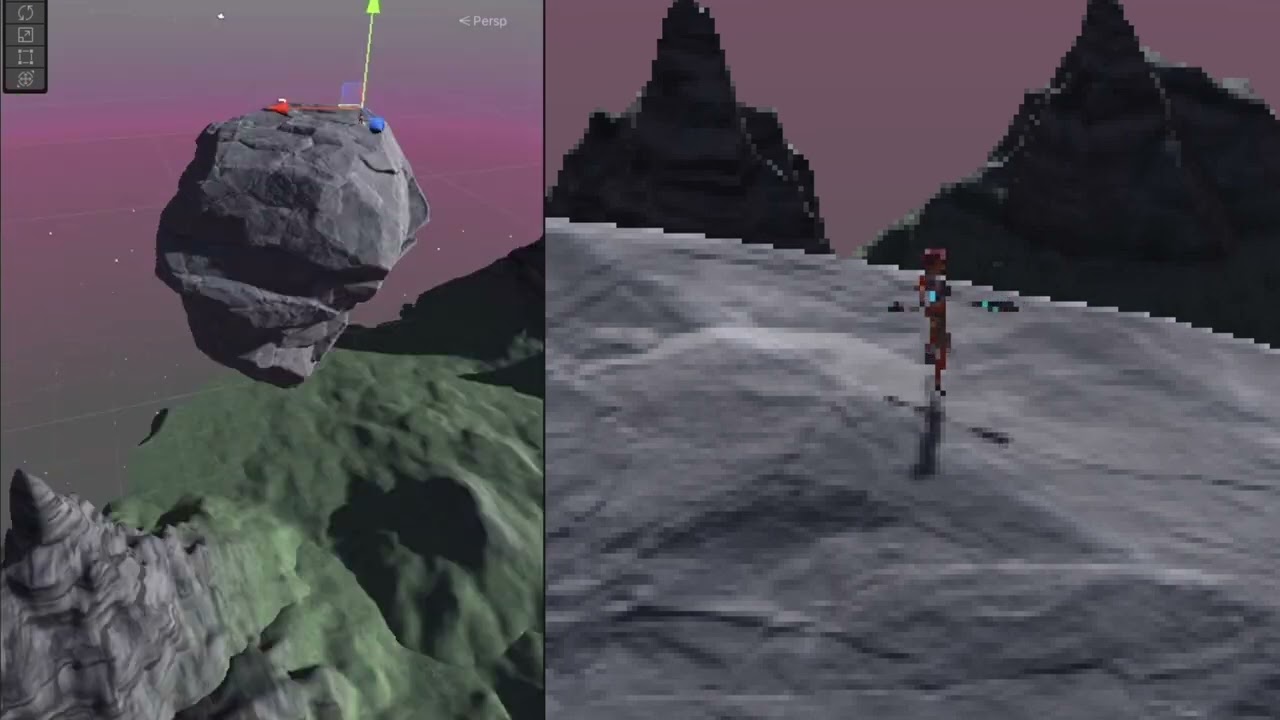 UPixelator - 3d orthographic Parallax feature preview