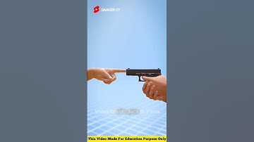 अगर बंदूक की नली में उंगली डाल दी जाए तो क्या होगा?🤔Explained in 3D Animation #shorts