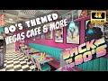 Inside back to the 80s las vegas cafe  off strip 80s  more themed dining  bar vegas attraction