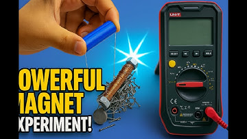 How to Make an Electromagnet at Home  Simple Science Experiment