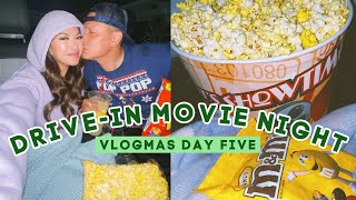 Drive-In Movie Date Night & Exploring More Of Our New Neighborhood | Vlogmas Day 5, 2020