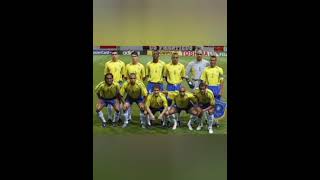 تشكيله منتخب البرازيل في كاس العالم 2002 #shorts  #البرازيل #2002 #كأس_العالم_2002