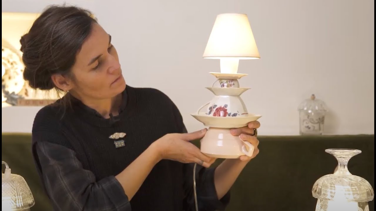 Fabriquer et électrifier une lampe 100% récup’ : Marine Derien x Oui Are Makers :