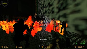 ZOMBIE ESCAPE ROUND ON COUNTER-STRIKE: SOURCE, map:shroomforest, Level EXTREME 2, CSS