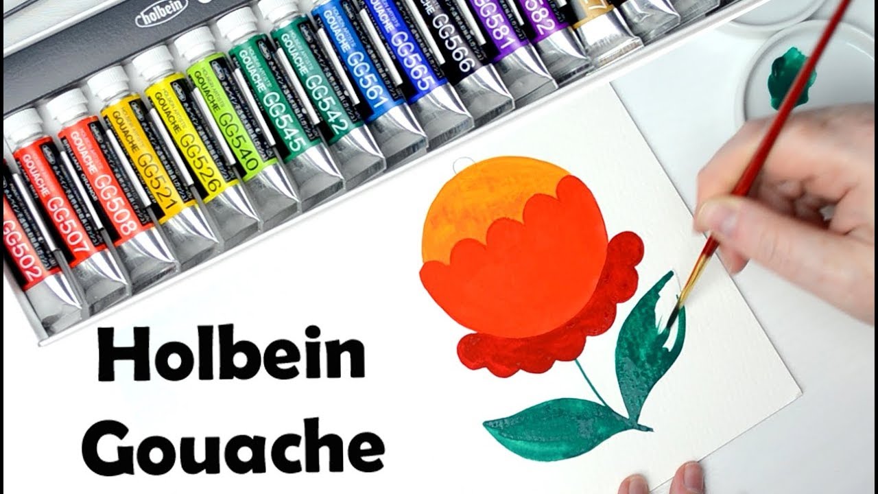 Holbein Gouache 18 Set First Impressions Review 