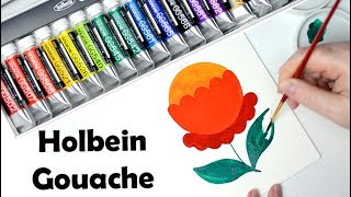 Holbein Gouache 18 Set First Impressions Review 