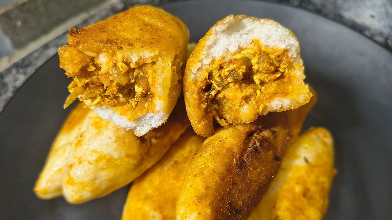 💢💥🌙Iftar-മുട്ട മസാല കൊളുക്കട്ടയ്ക്ക്🔥 Unnakaya| Egg Stuffed Plantain #hamictechkitchen