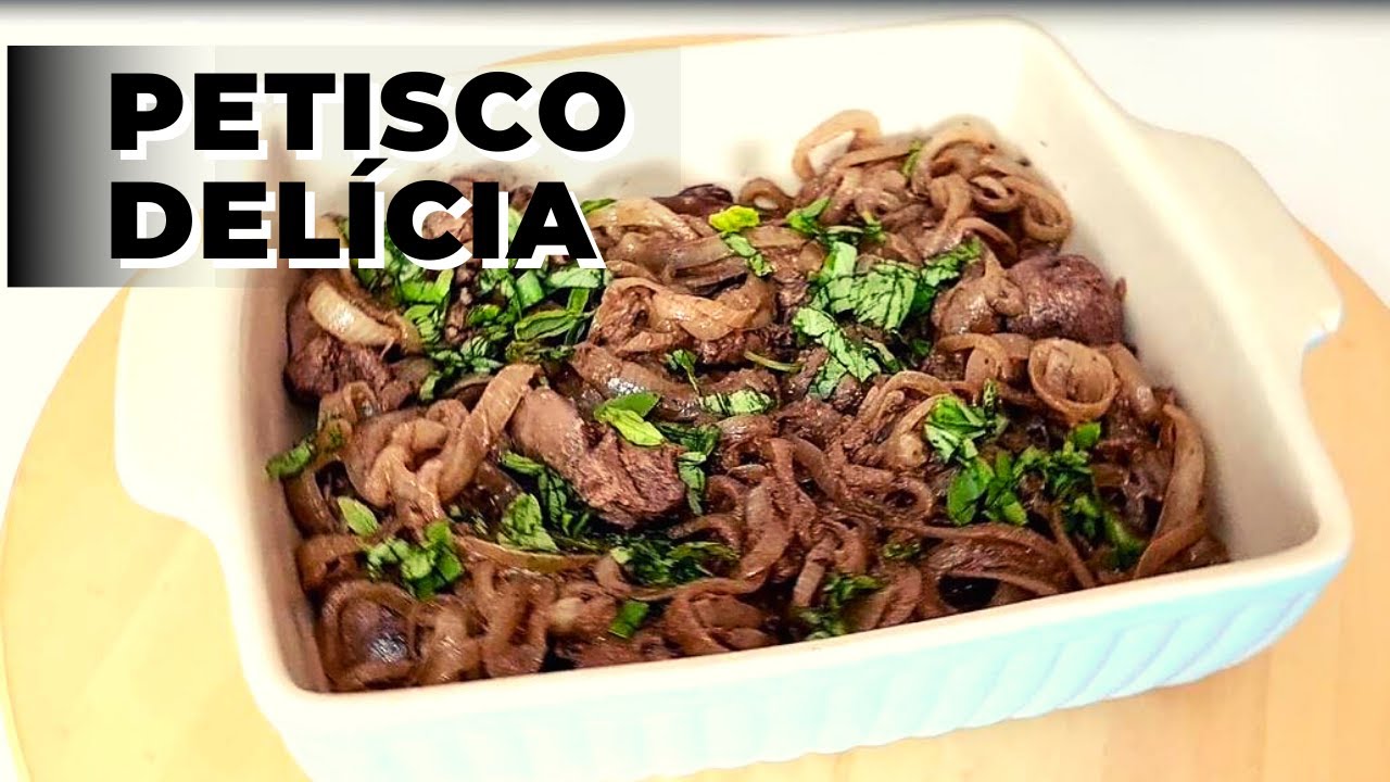 Fígado de frango acebolado - Receita Petitchef