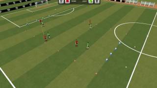 4v4 Endzone Cones Stage 3