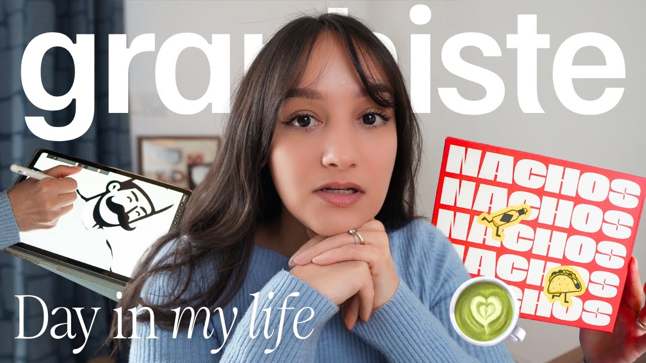 À quoi ressemble VRAIMENT une journée de GRAPHISTE ? 🤓 Nouveau client, création, dessin...