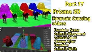 Prisma 3d || Fountain Crossing Videos || Fountain Animation Step By Step || Fountain Tutorial screenshot 4
