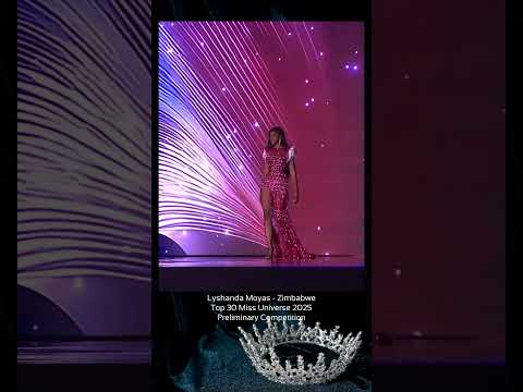 Lyshanda Moyas Zimbabwe Top 30 Miss Universe 2025 Preliminary Competition