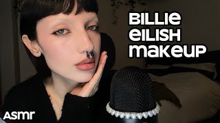 Trying Billie Eilish Makeup Routine [GRWM ASMR]
