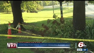 Utility worker finds human remains in Fort Wayne