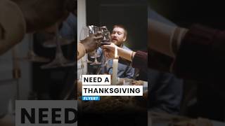 Need a Thanksgiving Flyer Fast #thanksgiving #flyerdesign #flyers #howto #trendingnow #viralshorts