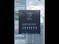 Rare zero degrees heavy snow ❄️ iOS weather app