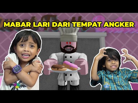 PESEN DONAT MALAH DIKEJAR KOKI SERAM 😱 LEIKA DAN FANS MABAR ROBLOX