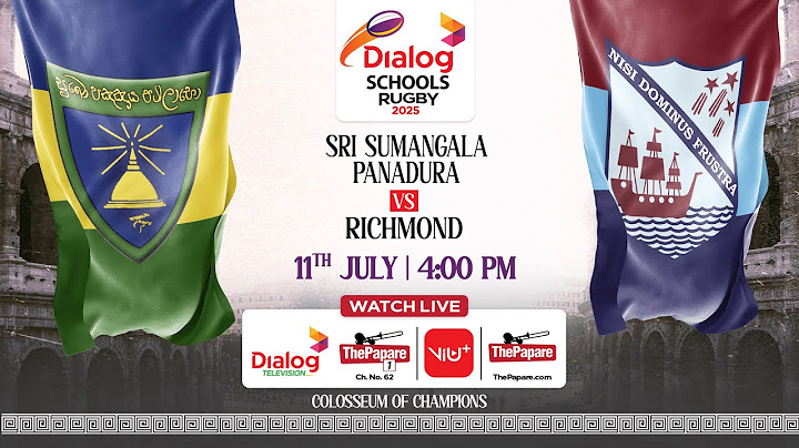 Sri Sumangala College, Panadura vs Richmond College, Galle - Dialog Schools Rugby League 2025